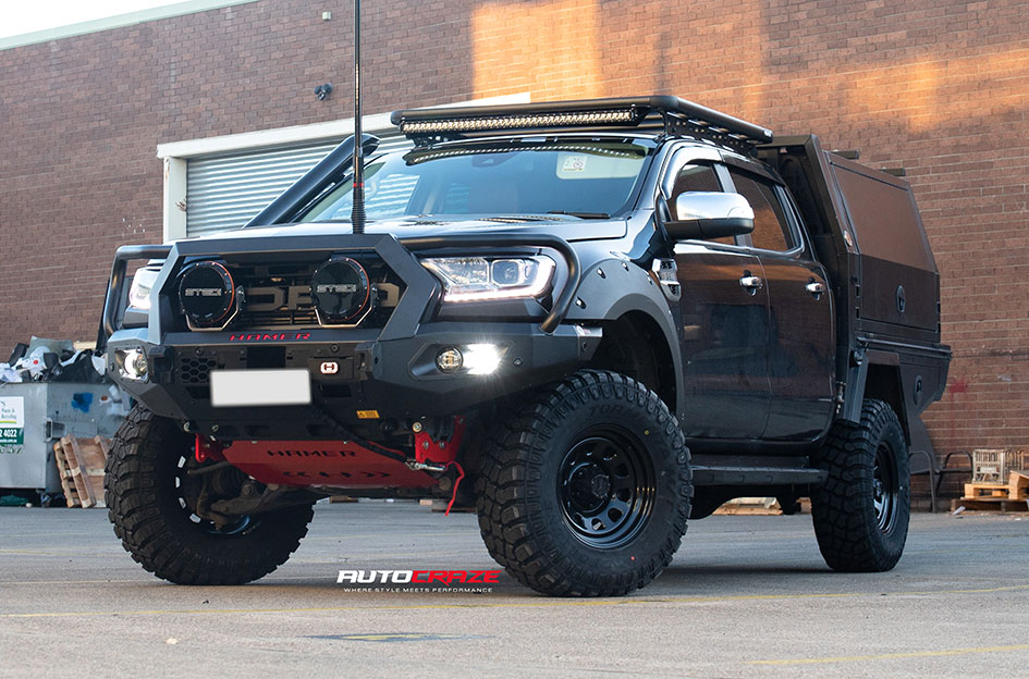 FORD RANGER KING D-HOLE BLACK 