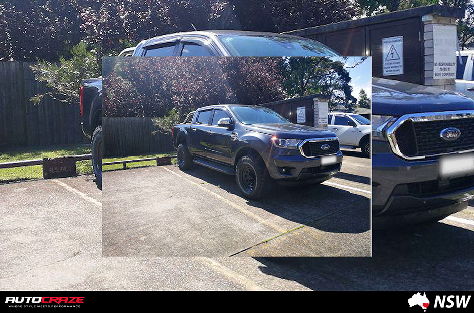 FORD RANGER KING D-HOLE BLACK 