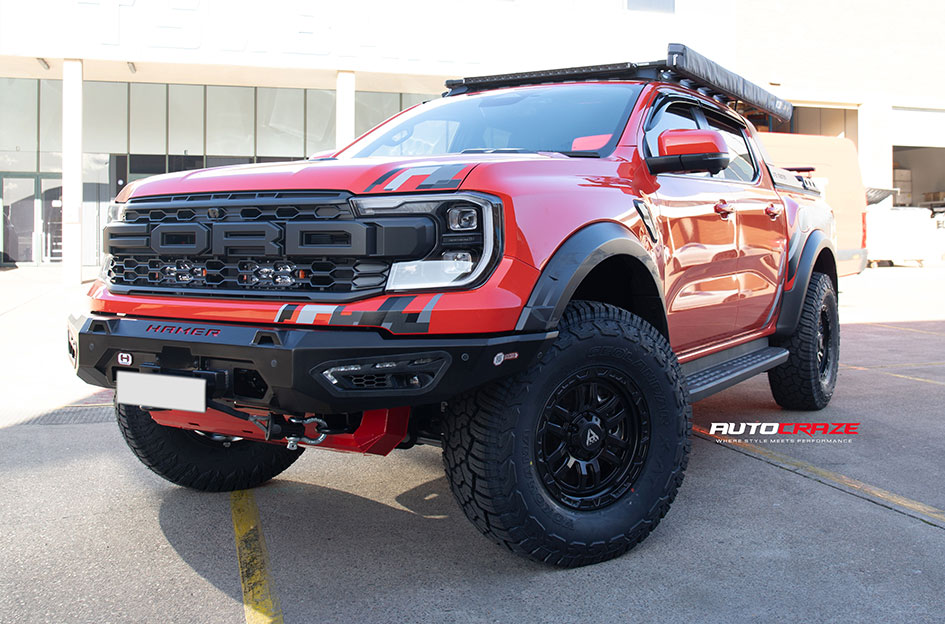 FORD RANGER RAPTOR NEXT GEN AXR PREDATOR 6 SATIN BLACK
