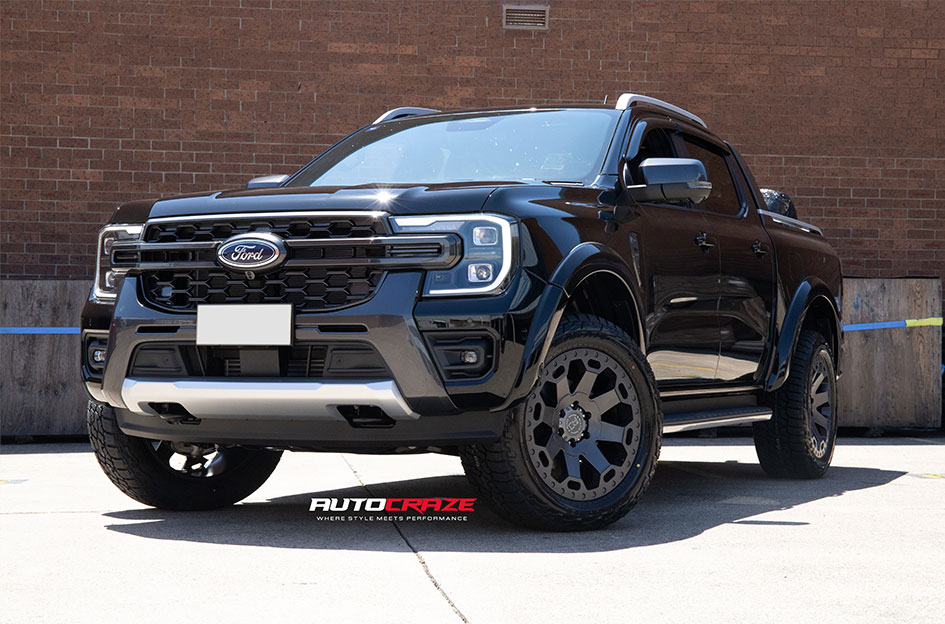 FORD RANGER NEXT GEN BLACK RHINO WARLORD MATTE GUNMETAL