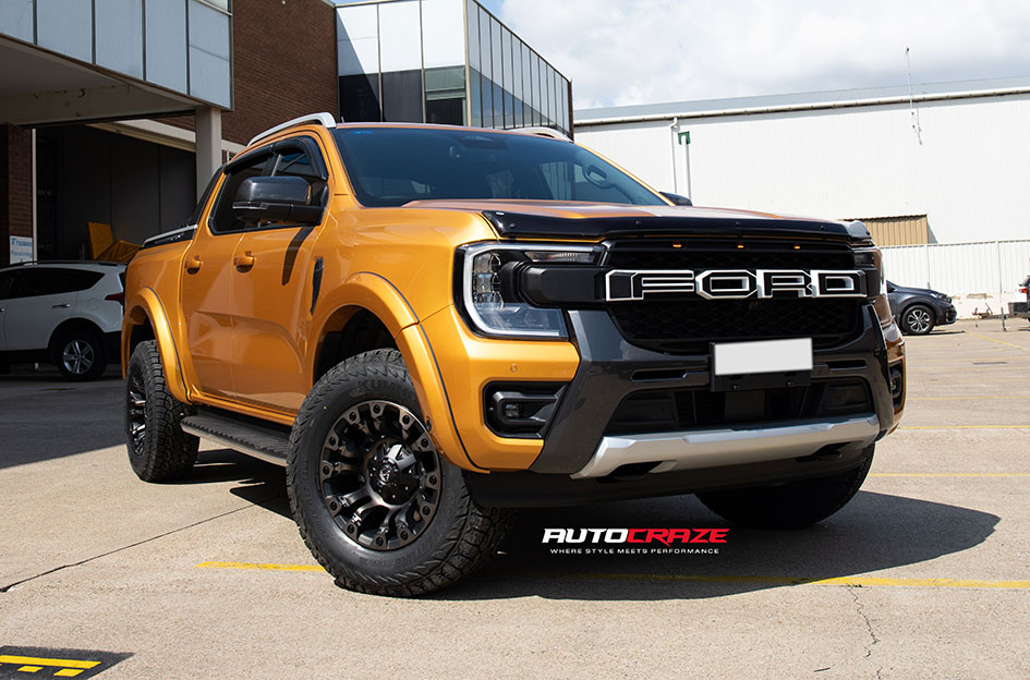 FORD RANGER NEXT GEN FUEL VAPOR BLACK DOUBLE DARK TINT