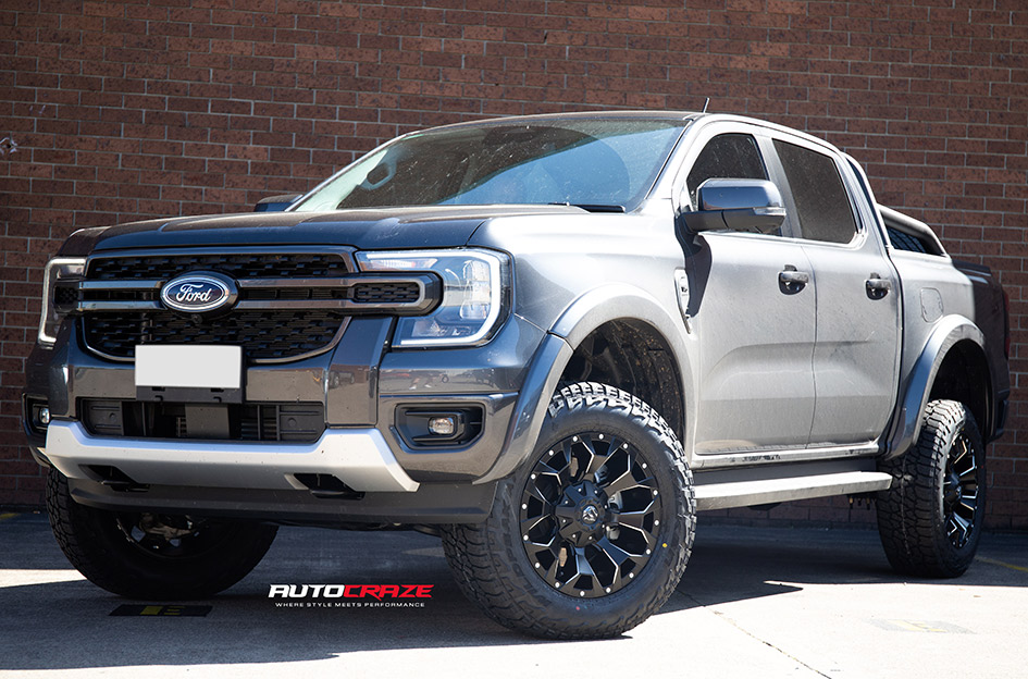 FORD RANGER NEXT-GEN FUEL ASSAULT GLOSS BLACK MILLED 
