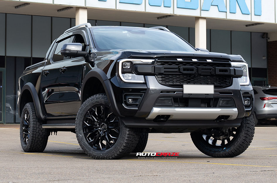 FORD RANGER NEXT GEN FUEL FLAME GLOSS BLACK MILLED