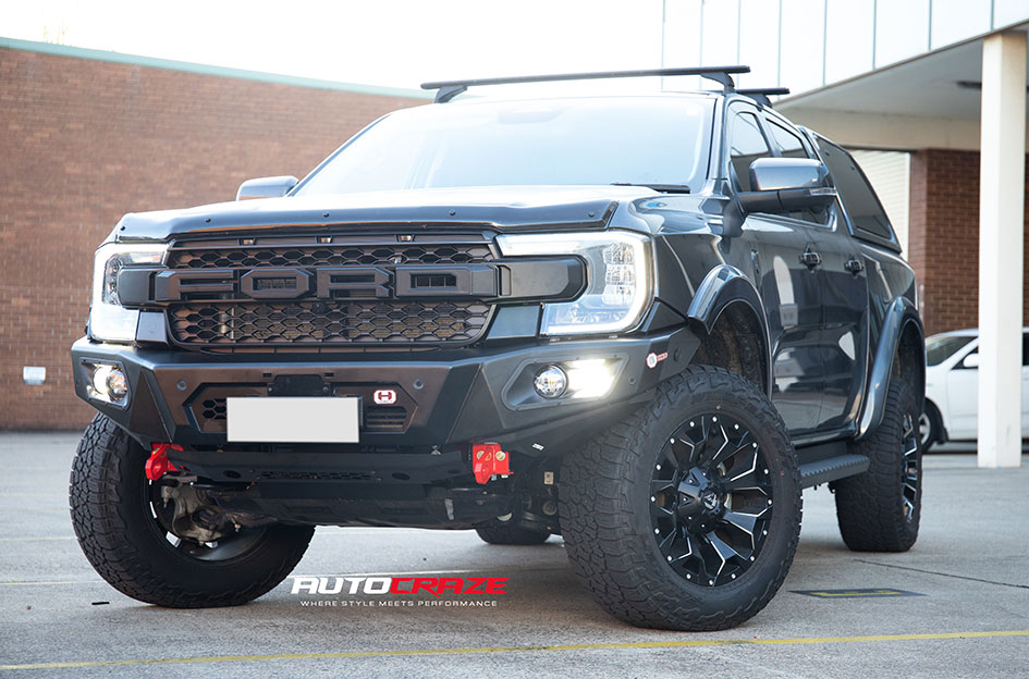 FORD RANGER NEXT GEN FUEL ASSAULT MATTE BLACK MILLED 
