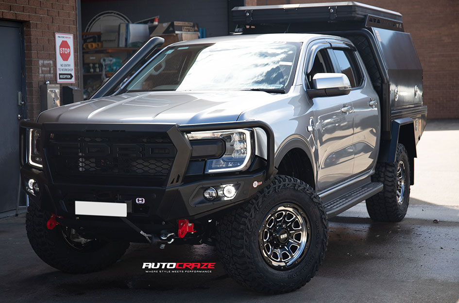 FORD RANGER NEXT GEN GRID GD15 GLOSS BLACK W/ MILLED ACCENTS