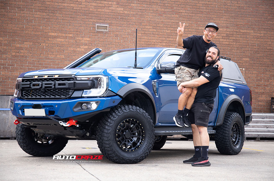 FORD RANGER NEXT GEN KMC SUMMIT SATIN BLACK