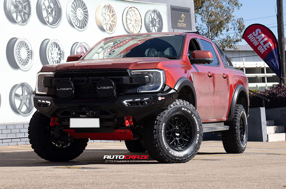FORD RANGER NEXT GEN KMC TECHNIC SATIN BLACK
