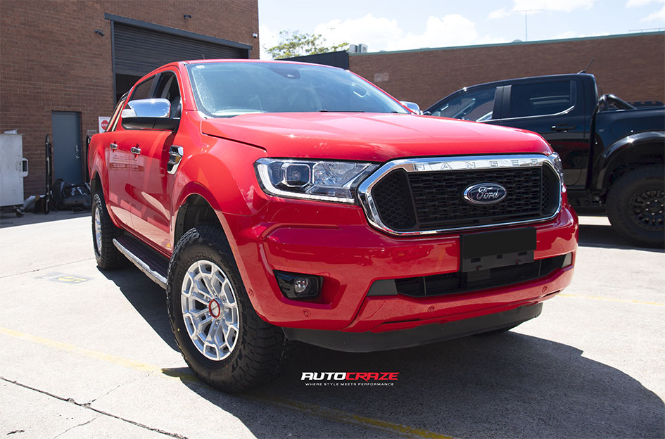 FORD RANGER NOMAD N162 SILVER MACHINED FACE