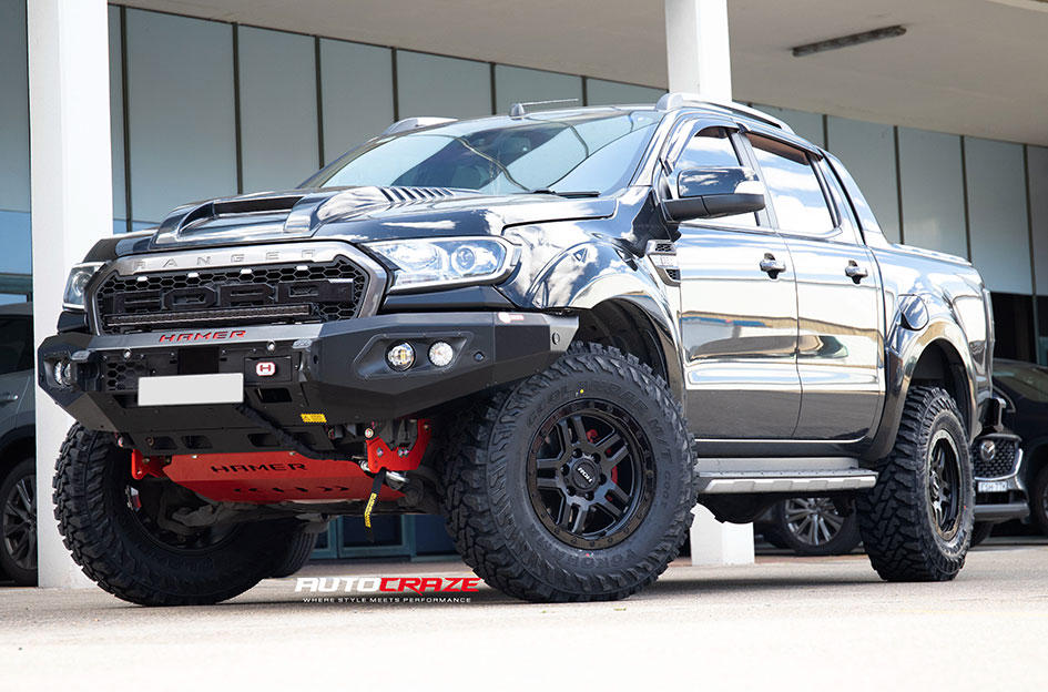 FORD RANGER ROH HAMMER MATTE BLACK 
