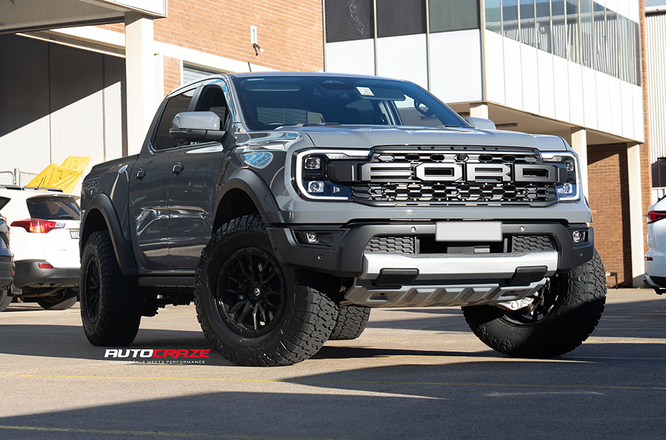 FORD RANGER RAPTOR NEXT GEN FUEL REBEL 6 MATTE BLACK