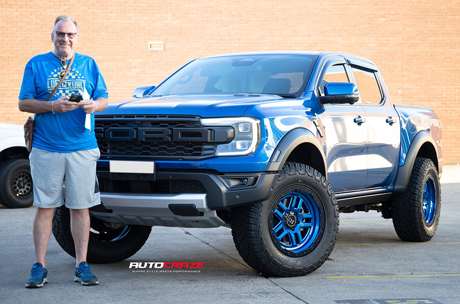 FORD RANGER RAPTOR NEXT GEN BLACK RHINO BARSTOW DEARBORN BLUE BLACK RING