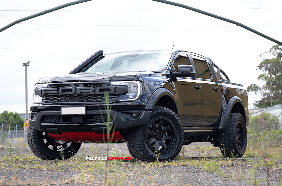 FORD NEXT-GEN RANGER RAPTOR BLACK RHINO BAKER MATTE BLACK 