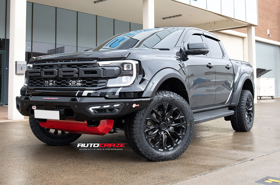 FORD RANGER RAPTOR NEXT GEN FUEL FLAME 6 MATTE BLACK