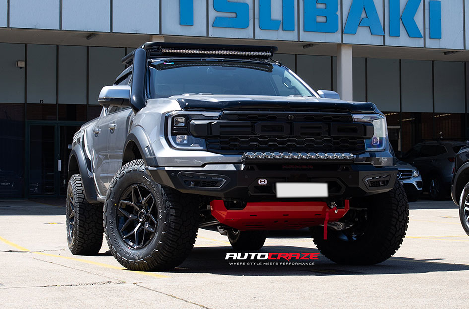 FORD RANGER RAPTOR NEXT GEN FUEL FLUX GLOSS BLACK GREY TINT