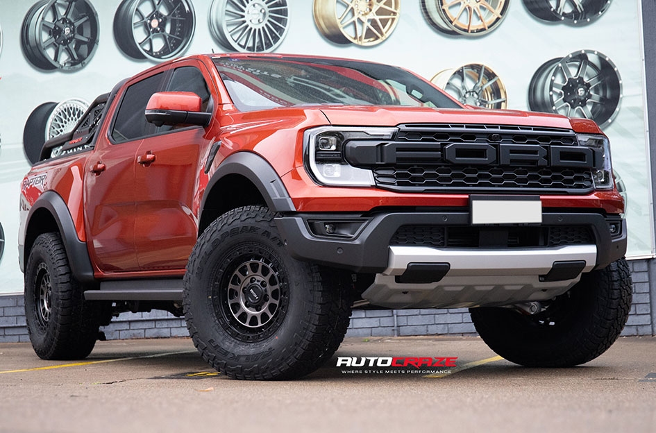 FORD RANGER RAPTOR NEXT GEN ROH ASSAULT MATT BLACK WITH BLACK BOLTS AND GRAPHITE FACE