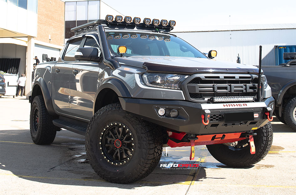 FORD RANGER RAPTOR NOMAD N133 SATIN BLACK