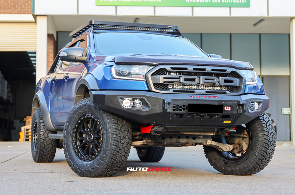 FORD RANGER RAPTOR NOMAD N133 SATIN BLACK