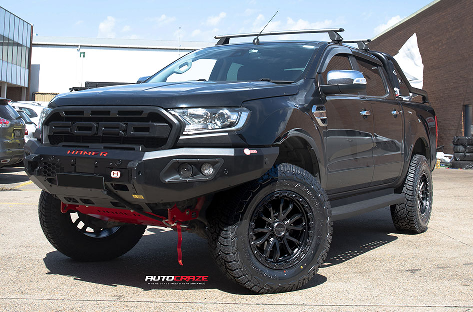 FORD RANGER RAPTOR NOMAD N133 SATIN BLACK
