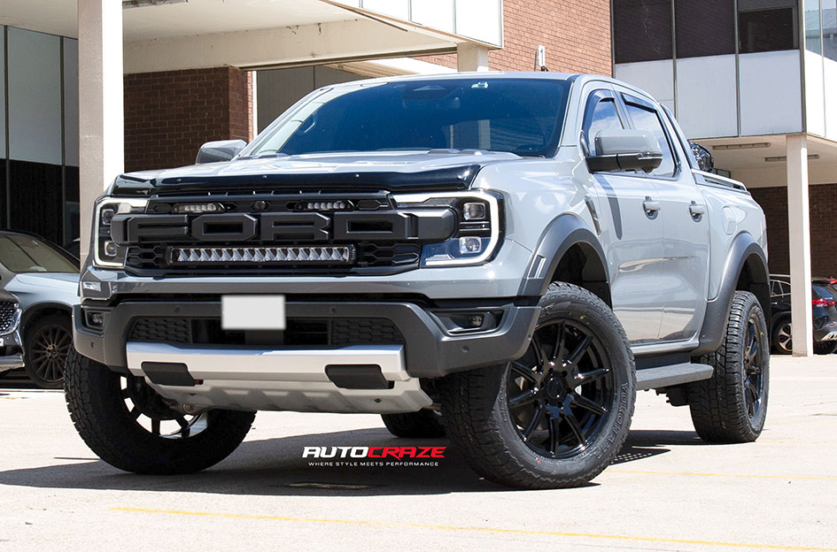 FORD RANGER RAPTOR NEXT GEN RACELINE SPIKE GLOSS BLACK