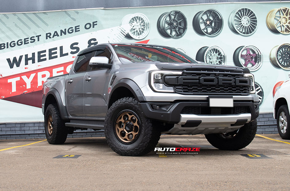 FORD RANGER RAPTOR NEXT GEN KMC DIRTY HARRY MATTE BRONZE 