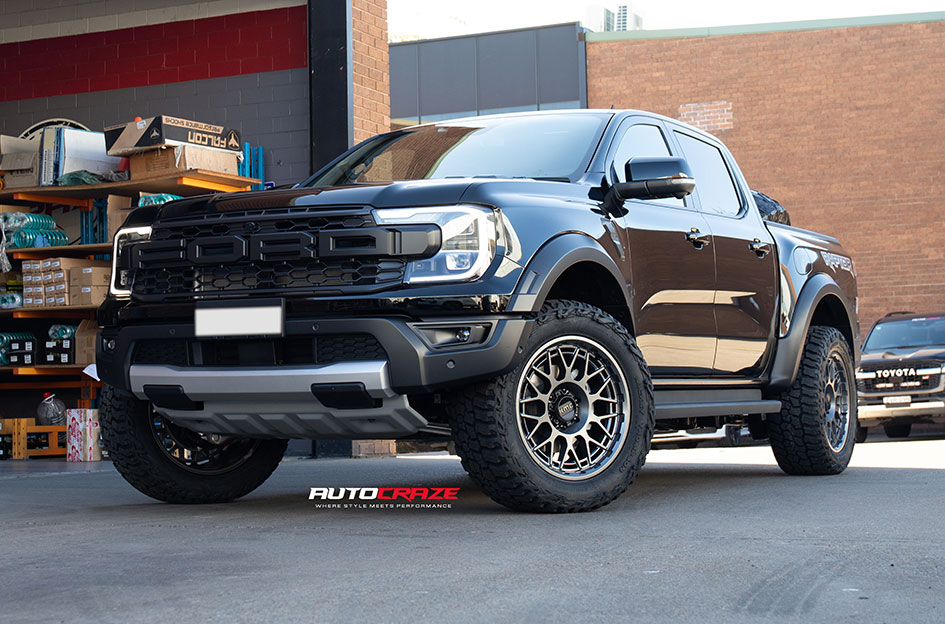 FORD RANGER RAPTOR NEXT GEN KMC TECHNIC ANTHRACITE