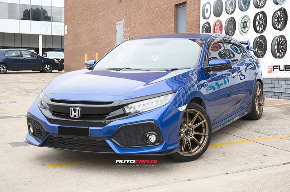 HONDA CIVIC ENKEI SC46 BRONZE