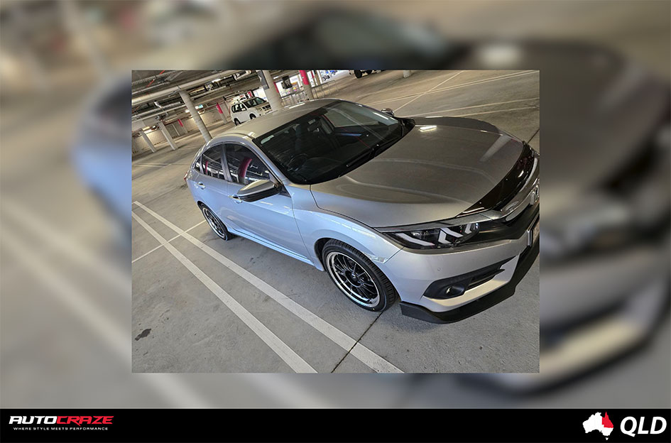 HONDA CIVIC KONIG HYPERGRAM METALLIC CARBON W/MACHINED LIP