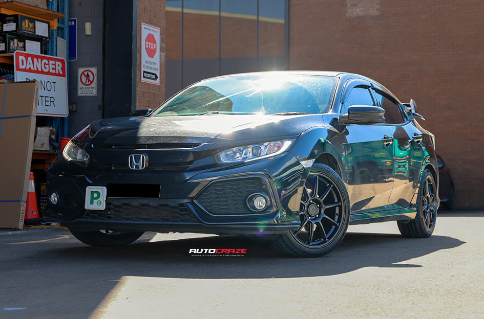 HONDA CIVIC MOTEGI MR140 SATIN BLACK