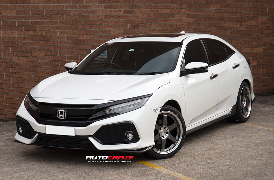 HONDA CIVIC SSW DRIFTER GUNMETAL LIP POLISHED 
