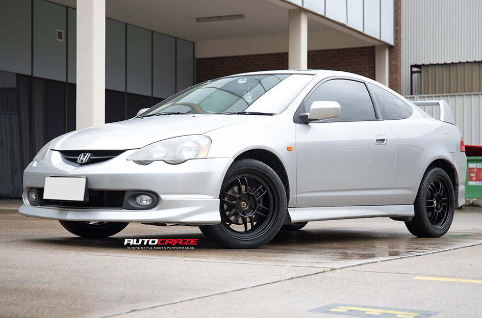 HONDA INTEGRA ENKEI RPF1 MATT BLACK