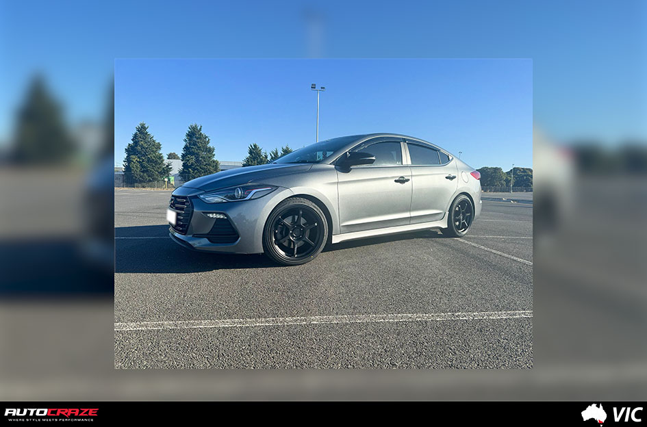 HYUNDAI ELANTRA MOTEGI MR145 TRAKLITE SATIN BLACK