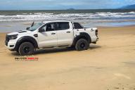 FORD RANGER ANZA MATTE BLACK WITH ANTHRACITE RING