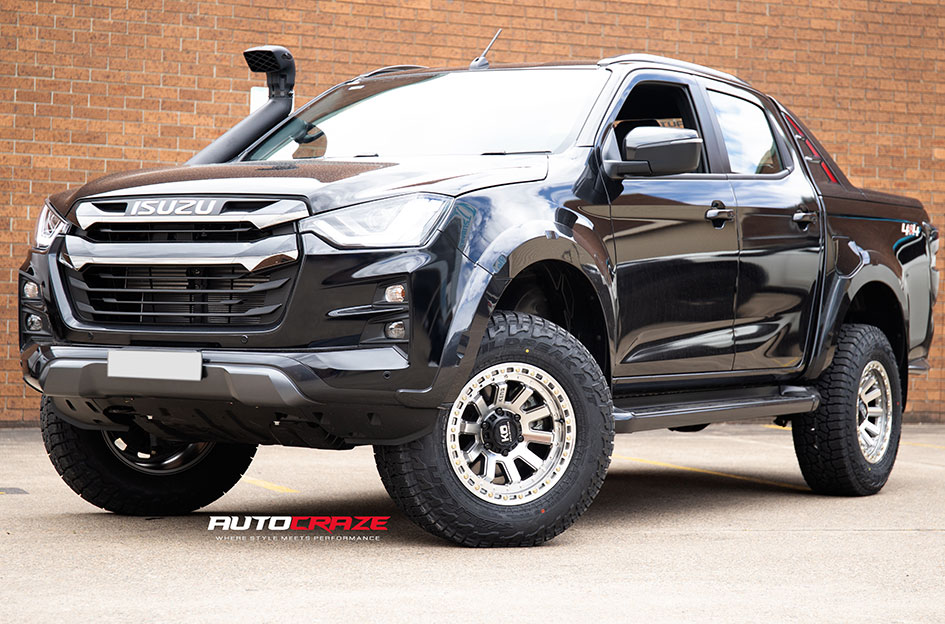 ISUZU DMAX KING SNATCH GUN METAL MACHINED 