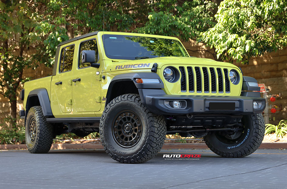 JEEP GLADIATOR BLACK RHINO OUTBACK MATTE BLACK