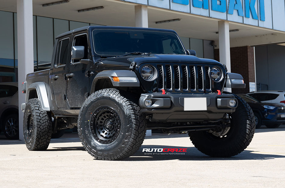 JEEP GLADIATOR FUEL ZEPHYR MATTE BLACK