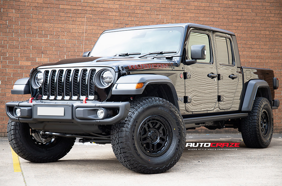 JEEP WRANGLER KMC RECON SATIN BLACK 