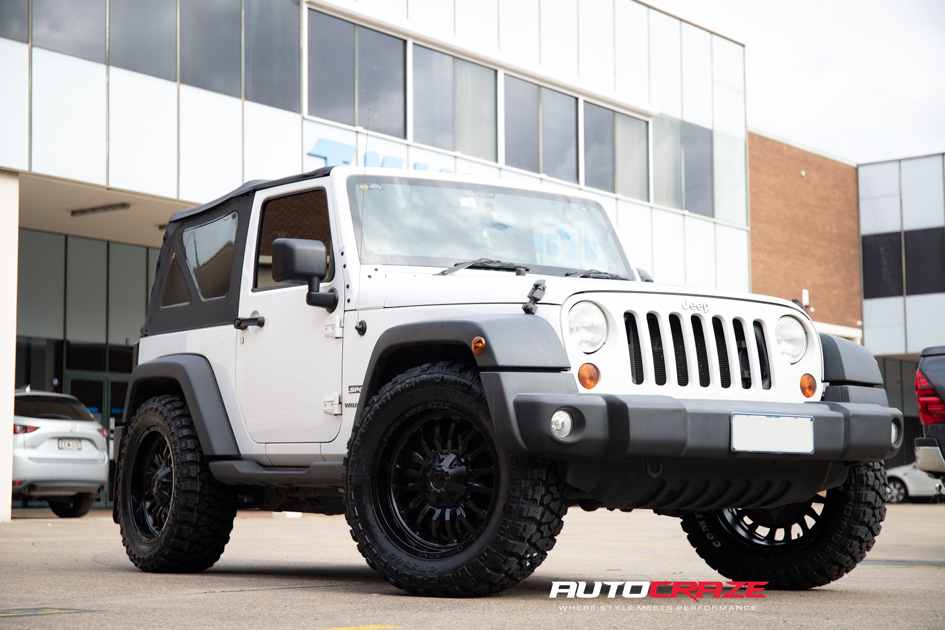 JEEP WRANGLER FUEL ARC MATTE BLACK 