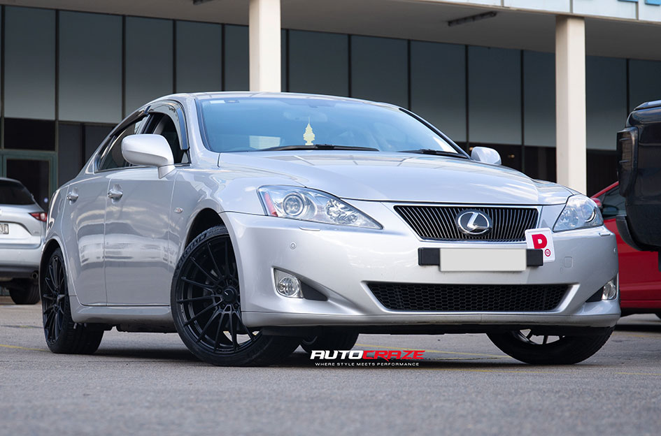 LEXUS IS ENKEI FC01 MATTE BLACK
