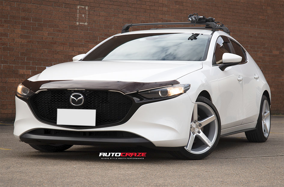 MAZDA 3 NICHE MILAN SILVER MACHINED FACE