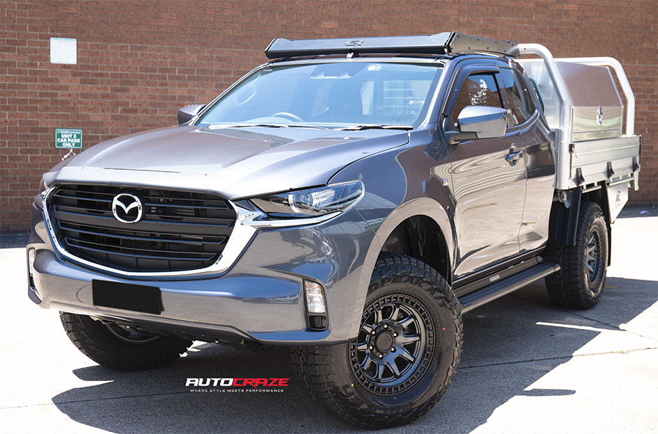 MAZDA BT-50 BLACK RHINO CALICO GUNMETAL W/ BLACK LIP