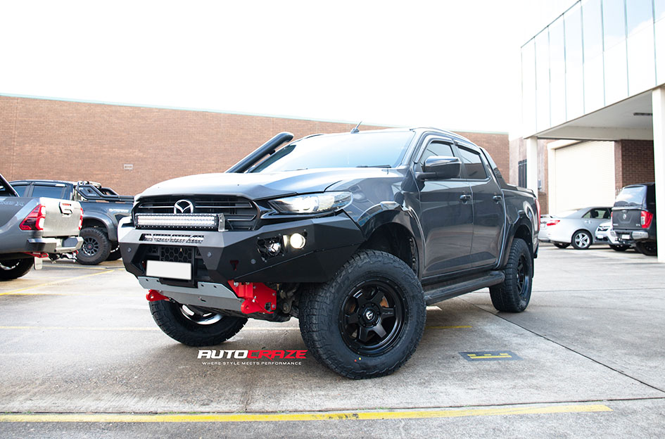 MAZDA BT50 FUEL SHOK MATTE BLACK 