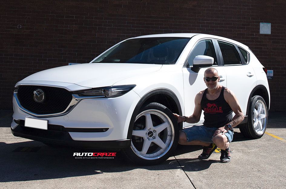 MAZDA CX-5 KING DETROIT WHITE MACHINED LIP