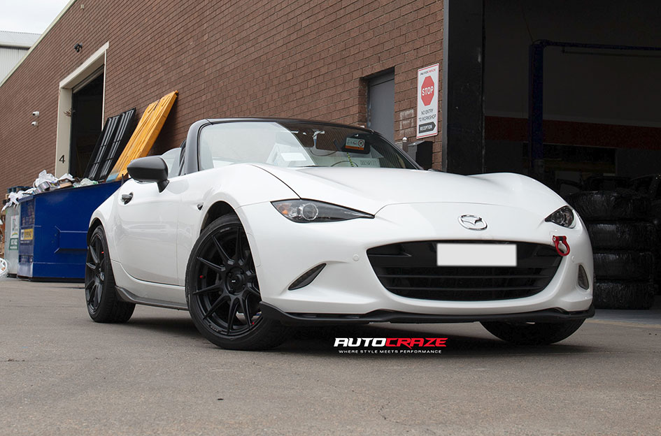 MAZDA MX-5 ENKEI SC46 MATT BLACK & MILLING
