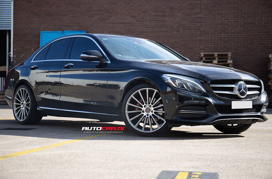 MERCEDES C-CLASS INFORGED IFG55 SILVER MACHINED FACE