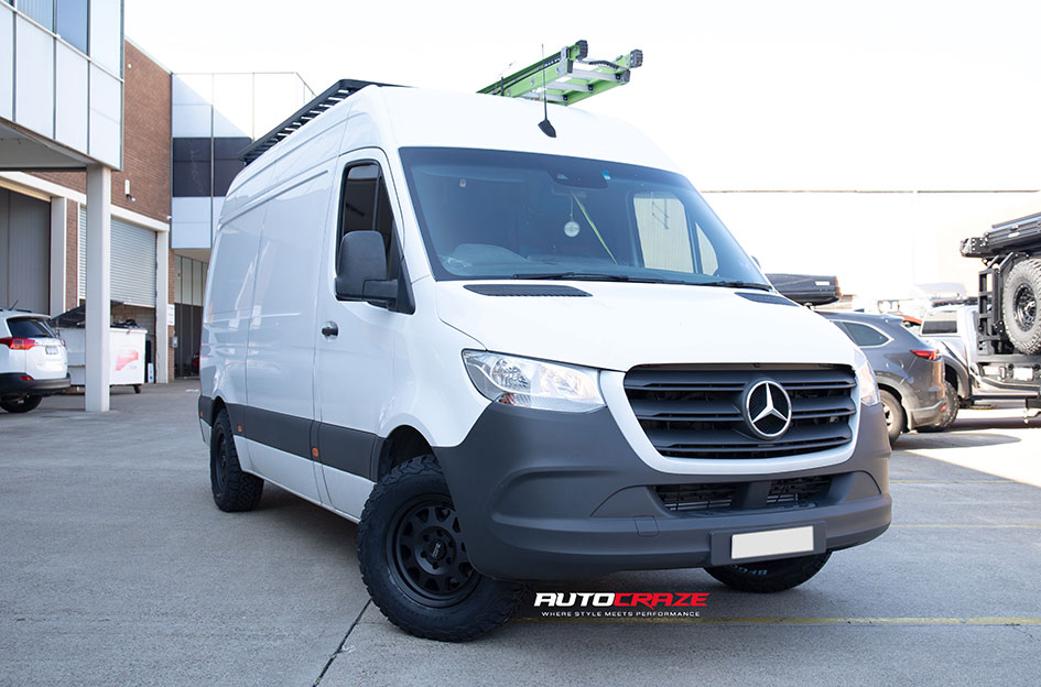 MERCEDES SPRINTER BLACK RHINO STADIUM MATTE BLACK