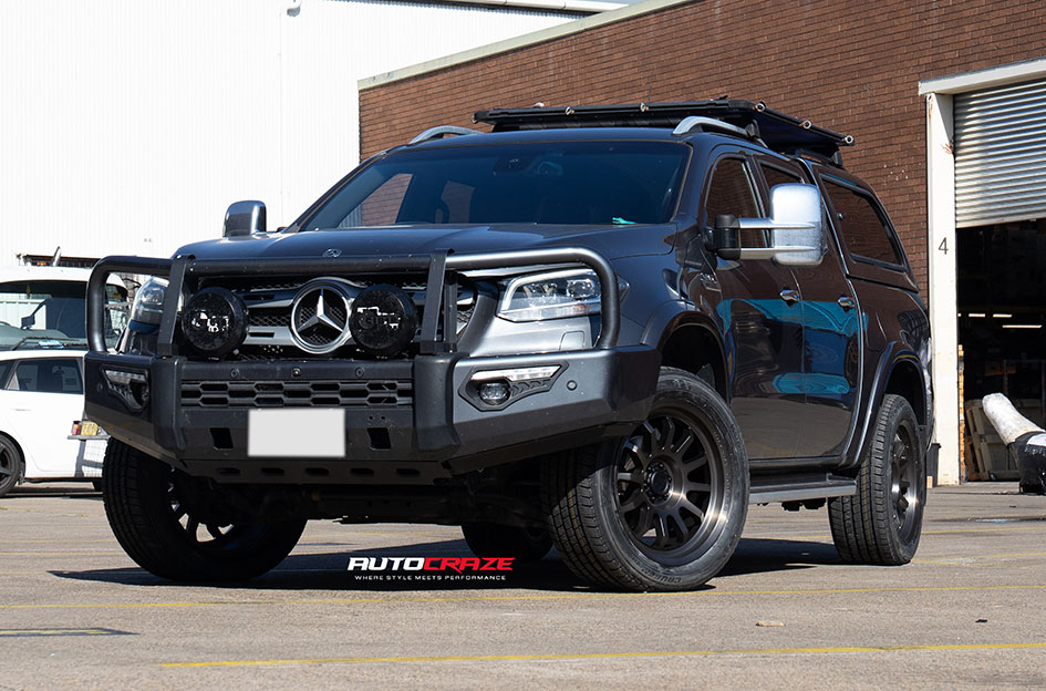MERCEDES X CLASS BLACK RHINO RAPID MATTE BLACK