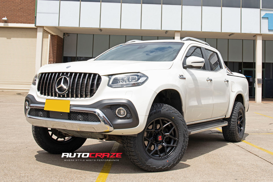 Mercedes X Class Nomad Sabbath Wheels Matte Black 