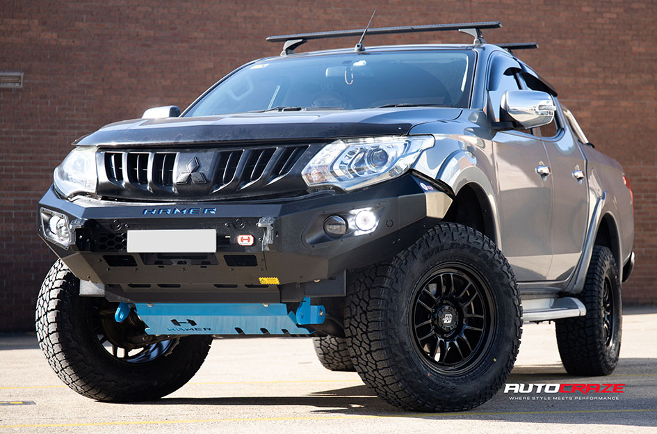 MITSUBISHI TRITON DIESEL MIAMI MATT BLACK