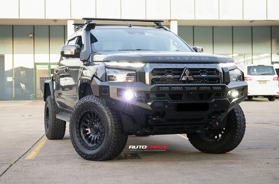 MITSUBISHI TRITON FUEL RINCON MATTE BLACK