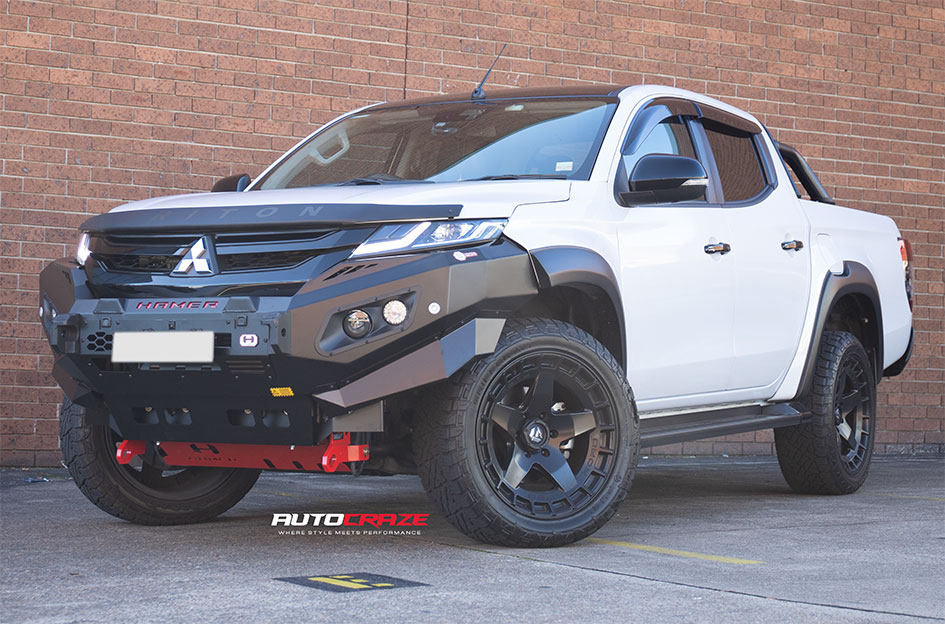 MITSUBISHI TRITON FUEL WARP MATTE BLACK